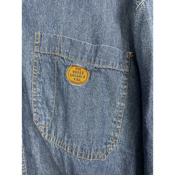 Disney Store Denim Shirt XL Embroidered Tigger Only - Picture 4 of 8